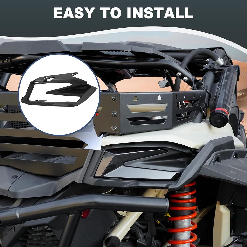 SAUTVS Right Passenger Side Tail Light Cover, Rear Brake Stop Light TailLight Cover Bezel Panel for Can-Am Maverick X3 XDS XRS Max Turbo R 2017-2025