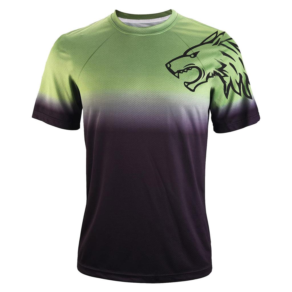 Men's Casual Loose Fitting Short Sleeved Breathable Quick Drying Clothes Top