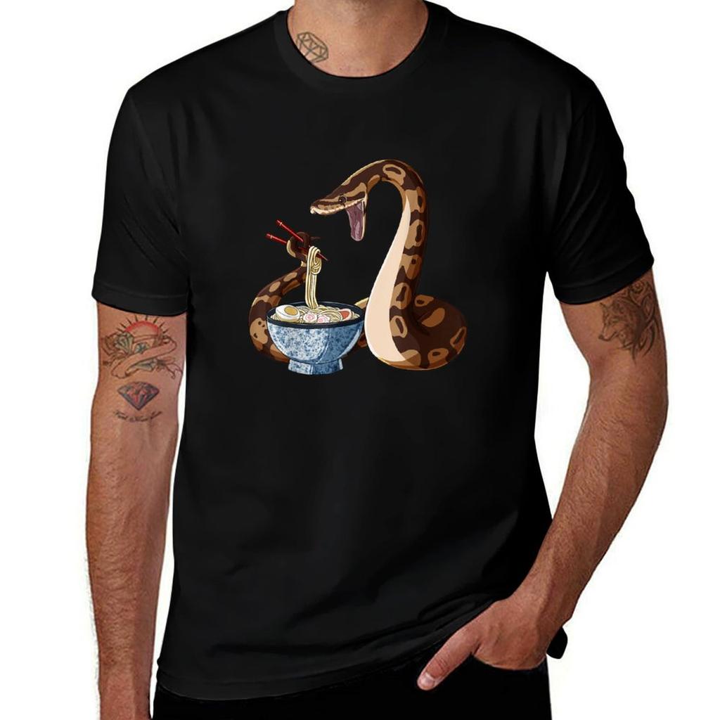 Funny Japanese Kawaii Raunisex Snake Ball Python Tshirt Unisex T Shirts For Unisex Tshirt