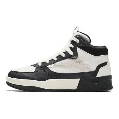 Série C37 Quente Forrado com Lã Antiderrapante Tênis de Skate Cano Alto Masculino Tênis Preto Branco 912348901-3