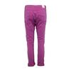 Women's Slim Magenta Trousers with Turn-ups PLEASE