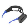 LED Safety Glasses with Rotatable Headlight Motion Sensor Lighted Glasses Adjustable Brightness Rechargeable for