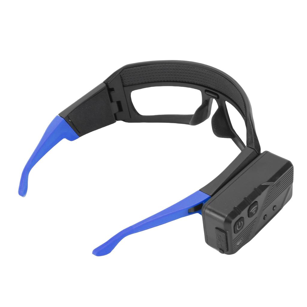 LED Safety Glasses with Rotatable Headlight Motion Sensor Lighted Glasses Adjustable Brightness Rechargeable for