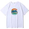 YDA Camping Train Oversized Short Sleeve T-Shirt_Yd2046Tswh