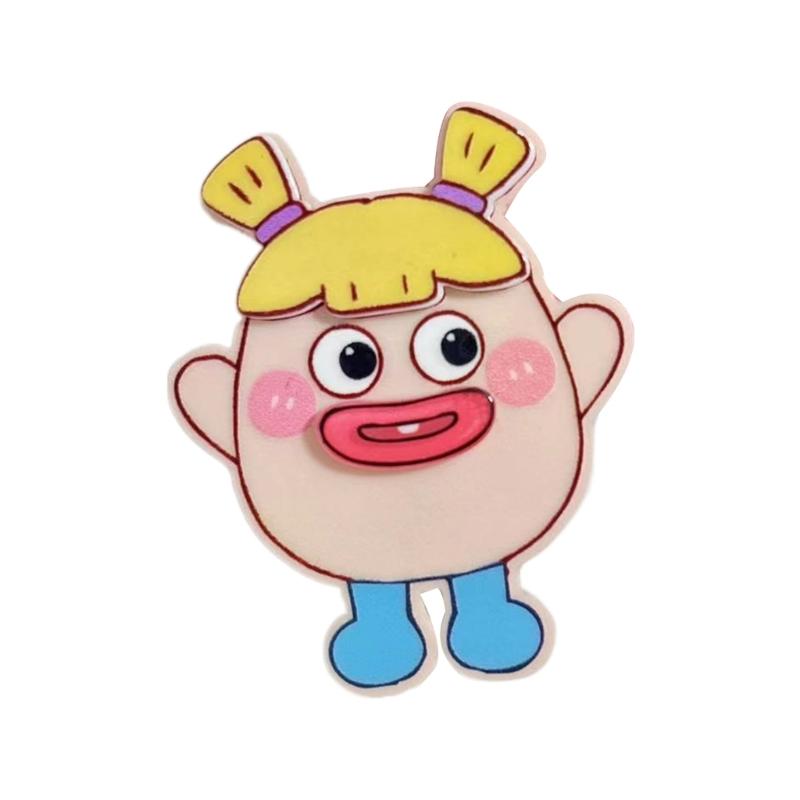 

Chic Hair Clip Cute Ugly Doll Shape Hairpin for Ponytail Bangs Dopamine Look Style Hairpins for Teenagers Children