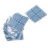 24 Stück Fliesenaufkleber Selbstklebend Blumenmuster Ölfest Wasserdicht PVC Exquisite Fliesenaufkleber für