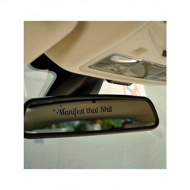 Rearview Mirror Decal, Manifest That, Funny Decals, Mental Health, Window Decal, Decal for Car, Vehicle Decals, Positive Affirmation
