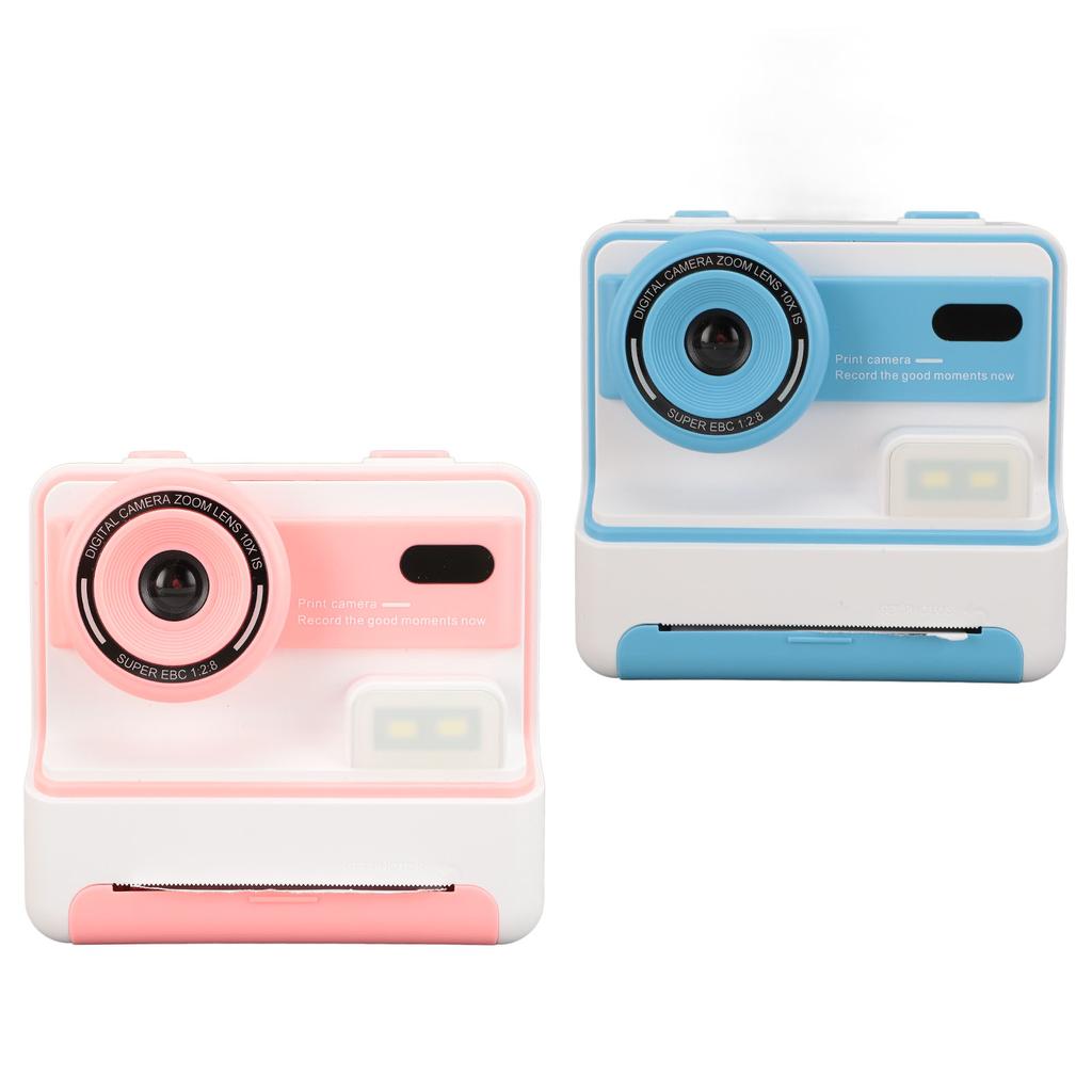 Print Camera 1080P HD 48MP Dual Lens 2.4 Inch IPS Screen Photo Video Camera 16X Digital Zoom Flash T