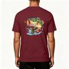 Men's Outdoor Fishing T-Shirt UPF 50 Plus Sun Protection Quick Dry Stretch Short Sleeve Sports Top Lightweight Breathable