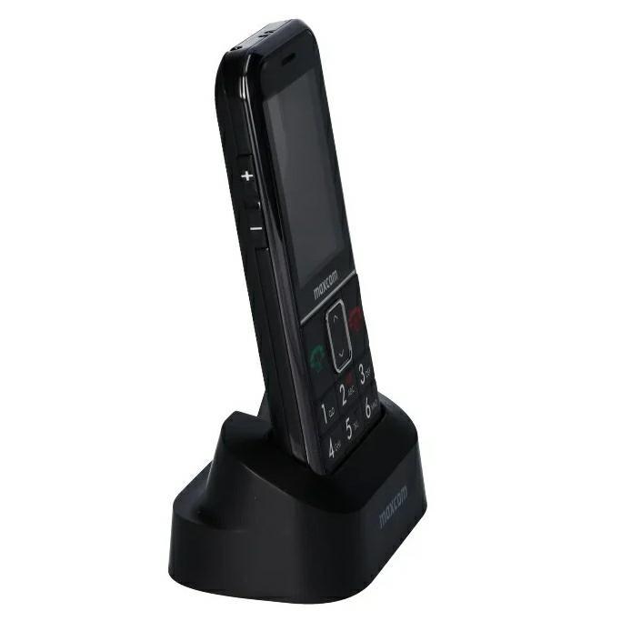 Maxcom Comfort Mm735 Ze Stacją Ładującą+ Opaska Sos Czarny/Black
