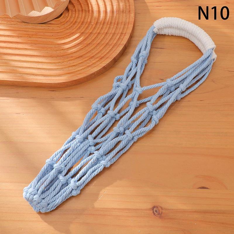 

2pcs Portable Coffee CupBag Hollow Out BottleBag Practical MugsBag Foldable Water Bottle Bags Woven Net Bag Cup Cover 301-400ml