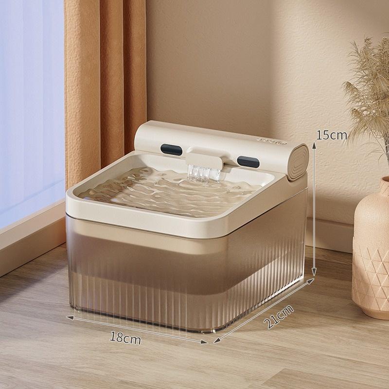 JUSTINLAU 3L Wireless Automatic Cat Water Fountain Sensor Smart Pet Drinkier Fountain Food-grade Pet Water Dispenser for Dog Cat