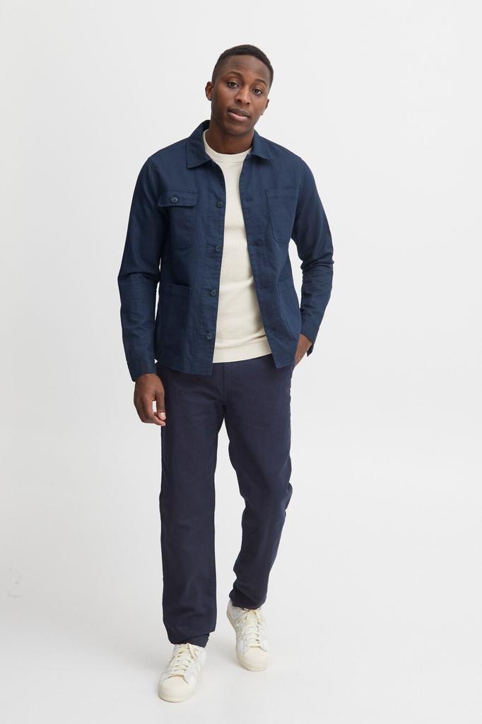 Mid-season Jacket Casual Friday Field Jacket 'Jerslev' Blue