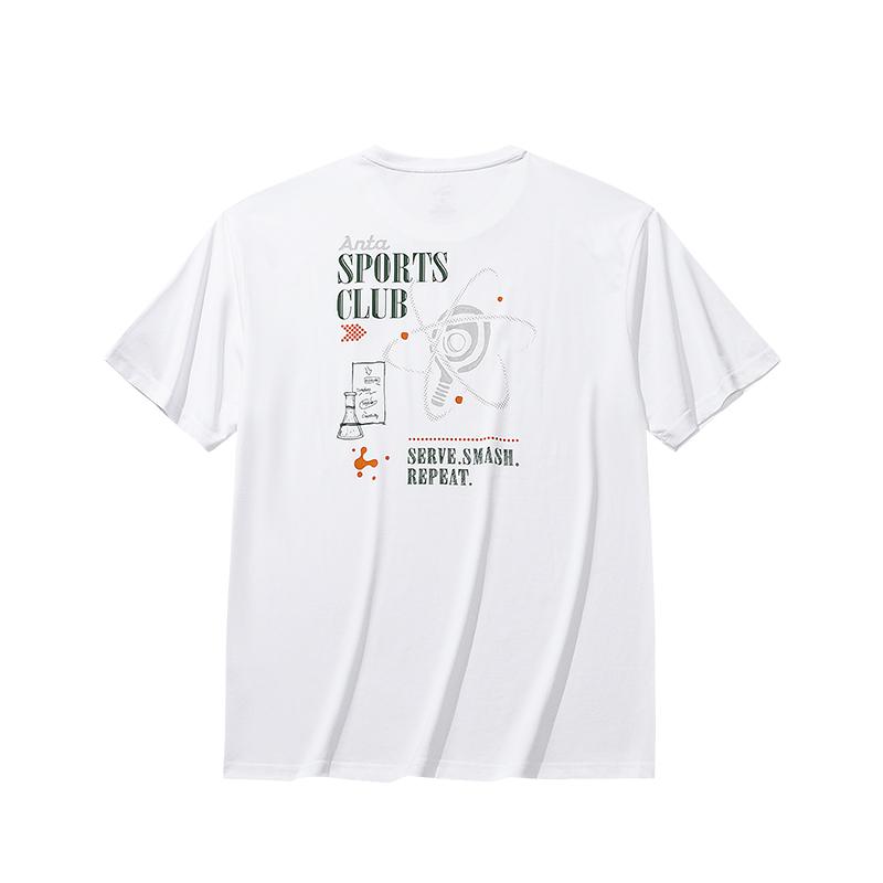 Anta Breathable Quick-Dry Thin Short Sleeve T-Shirt Men Tops 152638121-5