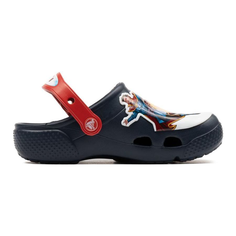 Crocs Marvel x Classic Clog Kids Avengers Patch Kids Sneakers Blue Navy 207069-410