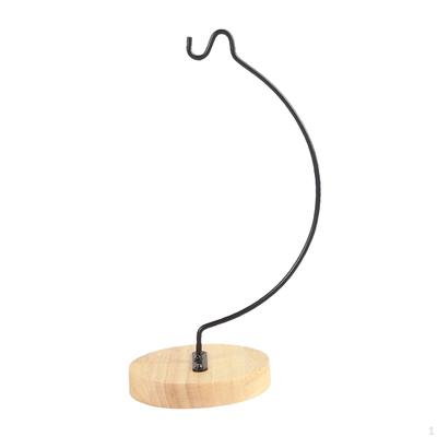 Banana Hanger with Wooden Base for The Kitchen Counter