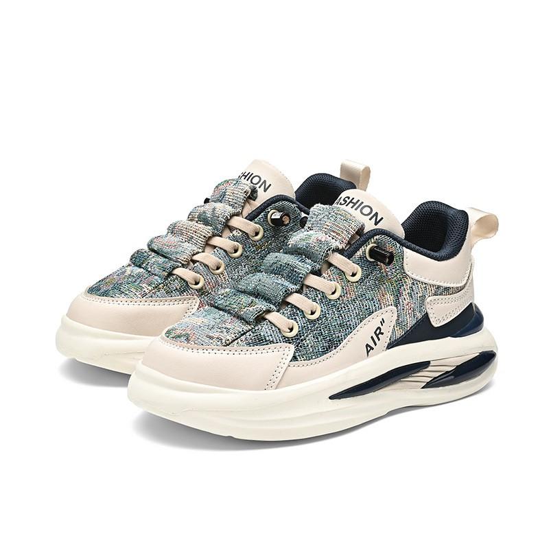 Boys Breathable Lightweight Canvas Sneakers School Outdoor Sports Kids Casual Shoes Ages 4-16