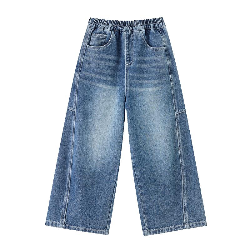 ASK JUNIOR Boys Curved Leg Washed Denim Jeans 120