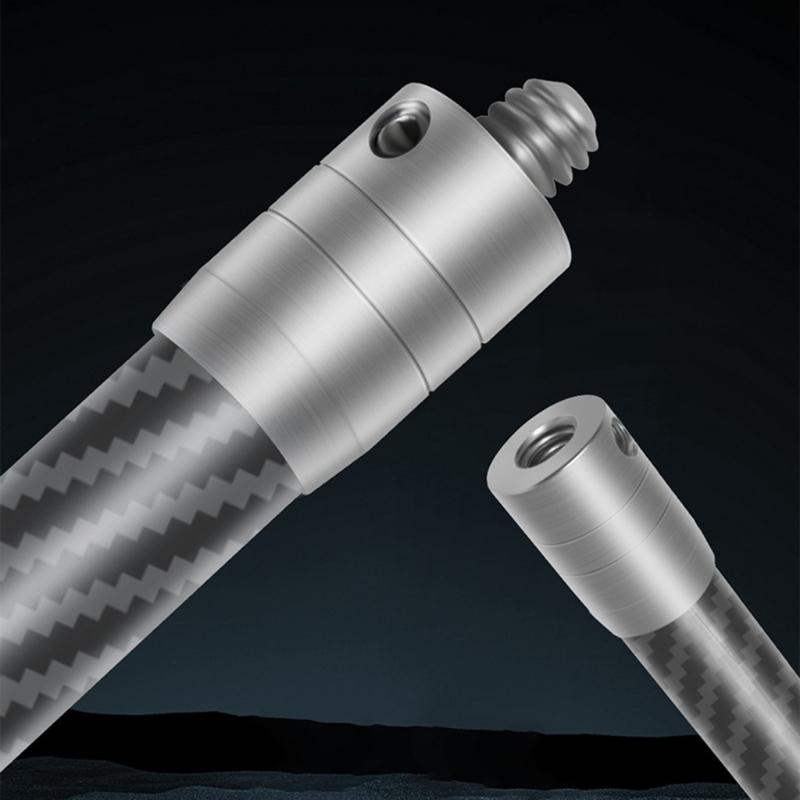 14mm prodlužovací tyč z uhlíkových vláken, závit 1/4 palce, univerzální pro akční kamery, přenosné, rychlá montáž, prodlužovací rameno