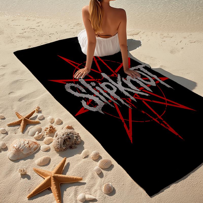 Slipknot Mode Strandtuch: Ideal für Sommerabenteuer Weich, saugfähig und schnell trocknend geeignet zum Schwimmen und Baden