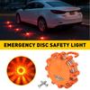 1Pcs 10 Mode Magnetic LED Strobe Warning Light Car Emergency Road Rescue Safety Flashing Lights Roadside Auto Signal Beacon Lamp