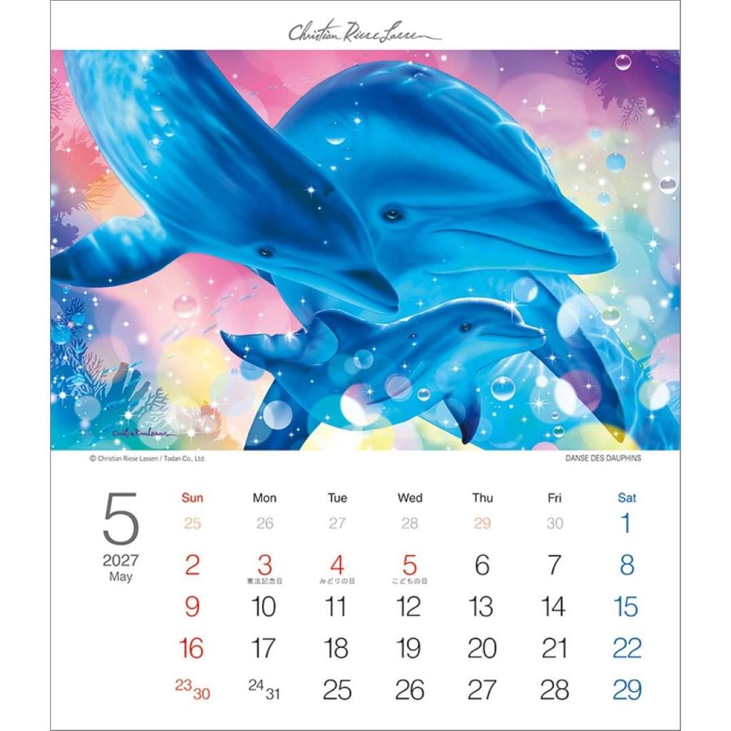 Todan 2027 Christian Riese Lassen Desk Calendar