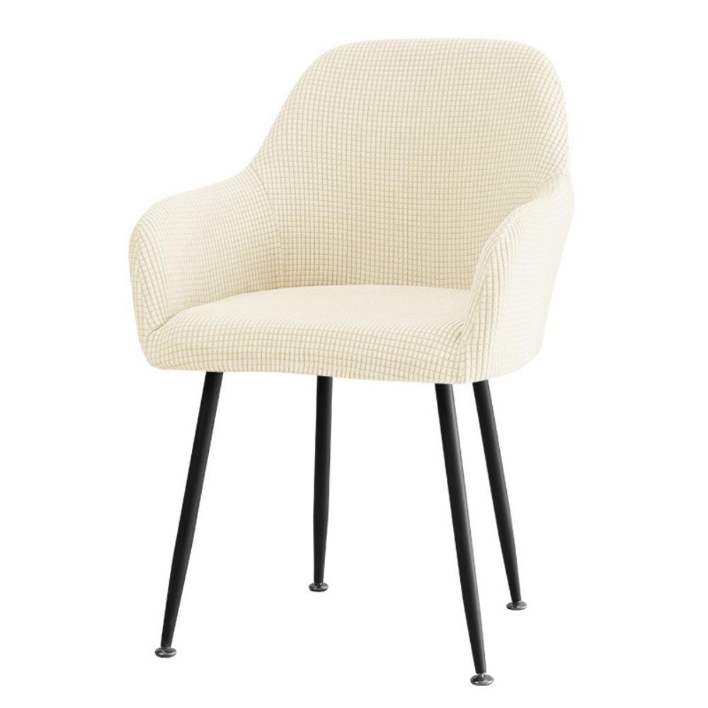 Elastic High Arm Chair Covers Polar Fleece All-in-one Seat Slipcovers Dustproof Adjustable Armchair Covers for Home Wedding