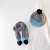 Winter Children's Warmth Autumn and Winter Men's and Women's Scarves Two-piece Set Children's Knitted Wool Hat Scarf Two-piece Set Wholesale