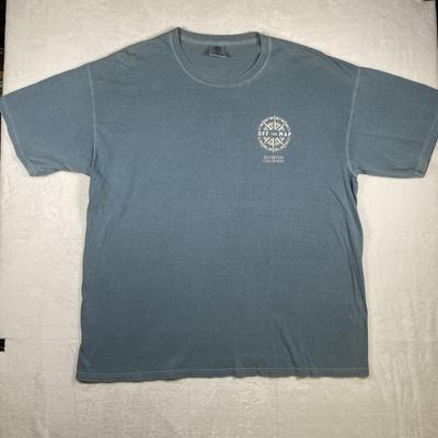 Off The Map Men's Graphic Blue Size 2XL Courage Jeep Silverton Colorado Unisex T-Shirt