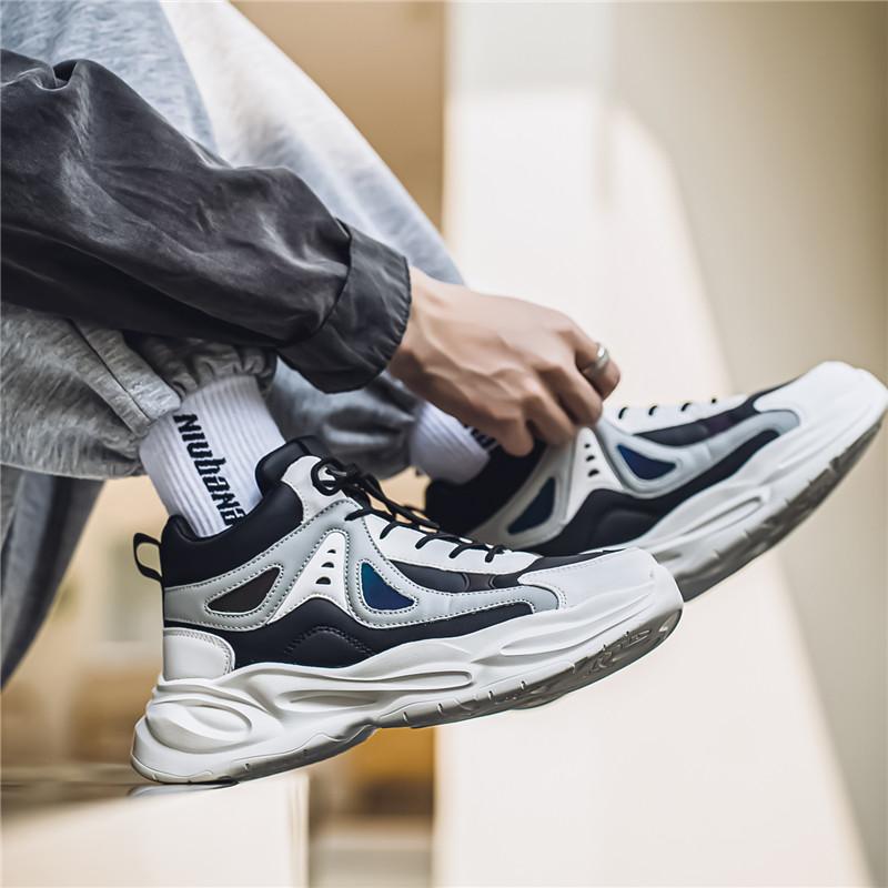 Модные новые мужские повседневные спортивные туфли большого размера — фото 6