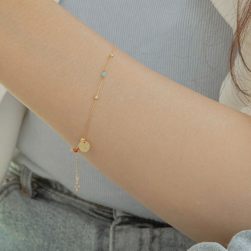 

Primaute MILKY COIN BRACELET BLUE (PRB042-BL)