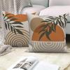 Pillowcase Decoration Home Office Car Abstract Branches and Leaves Nordic Curved  Sofa Cushion Cover