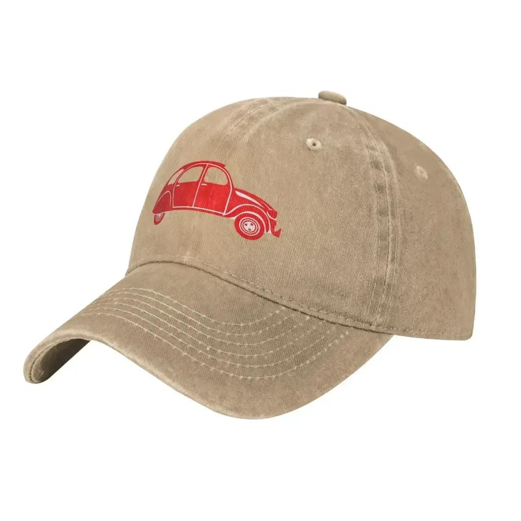French Automobile Brand Washed Baseball Cap Car Vintage Trucker Dad Hat Summer Unisex Adult Kpop Rock SunProof Snapback Cap