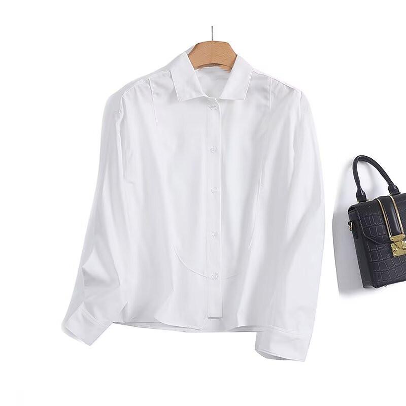 

BM&MD&ZA Women s Spring/Summer Casual Long/Short Sleeve Shirt Large белый