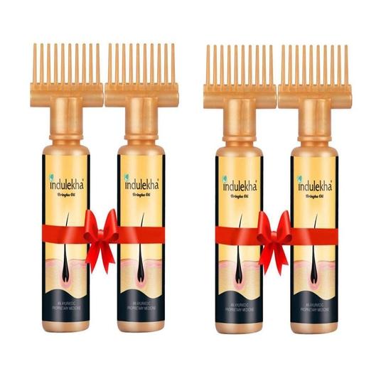 

Indulekha Bhringa Масло для волос 100 мл упаковка 4