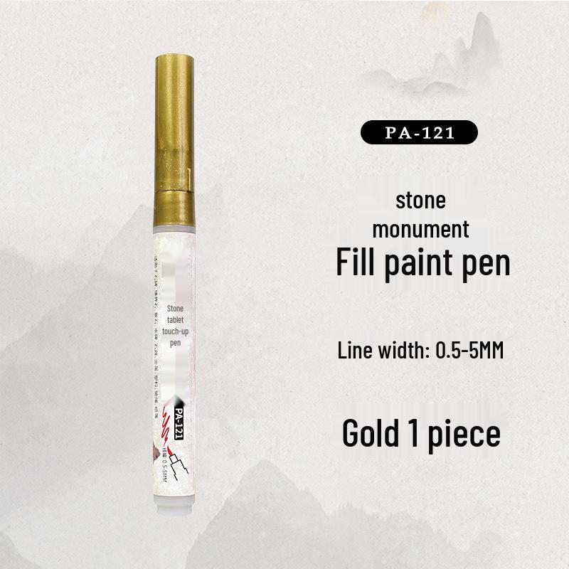 Large Capacity Waterproof Fade-Resistant Gravestone Touch-up Marker Pen for Tracing & Inscriptions