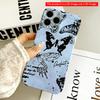 Black & White Butterfly Art Phone Case All Inclusive Film Hard Phone Case, Compatible with iPhone 18 Pro Max 17 16 15 14 13 12 11