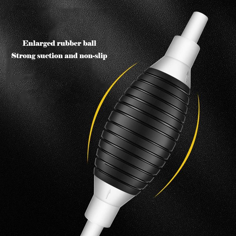 Car Emergency Fuel Extractor Universal Siphon Hose Pressurised Manual Self-priming Fuel Pump Car Engine Fuel Accessories