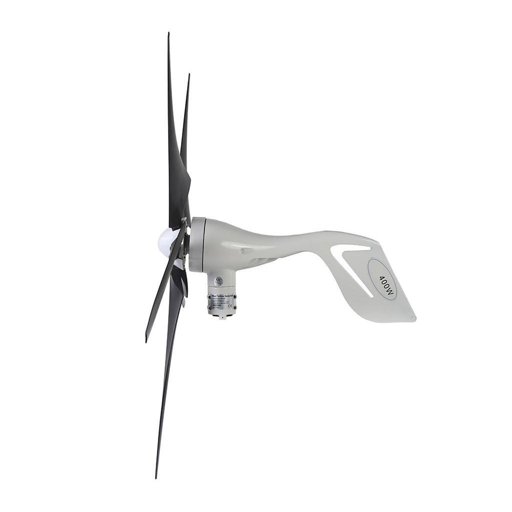 Wind Turbine Generator Five Wind Blades 400W Wind Controller for Home Camping