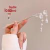 Vintage Tassel Alloy Wooden Hairpin for Women - Elegant Retro Updo Accessory