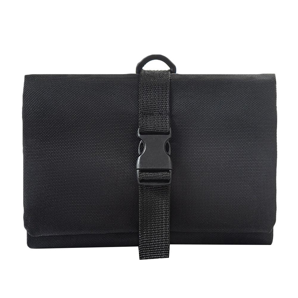 With Hook Foldable Toiletry Bag 3-in-1 Multi-Functional Cosmetic Storage Bag Waterproof Large Capacity Hanging Organizer Bag