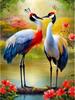 Animals 5D Diamond Painting Bird Red crowned Crane Diamond Inlay Set with Square/Round Embroidery DIY Home Decoration Gift