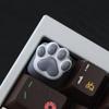 Cute Resin Kitten Claw Print Keycap For Mechanical Keyboards Vibranted Color Wear Resistant PBT Easy Installation