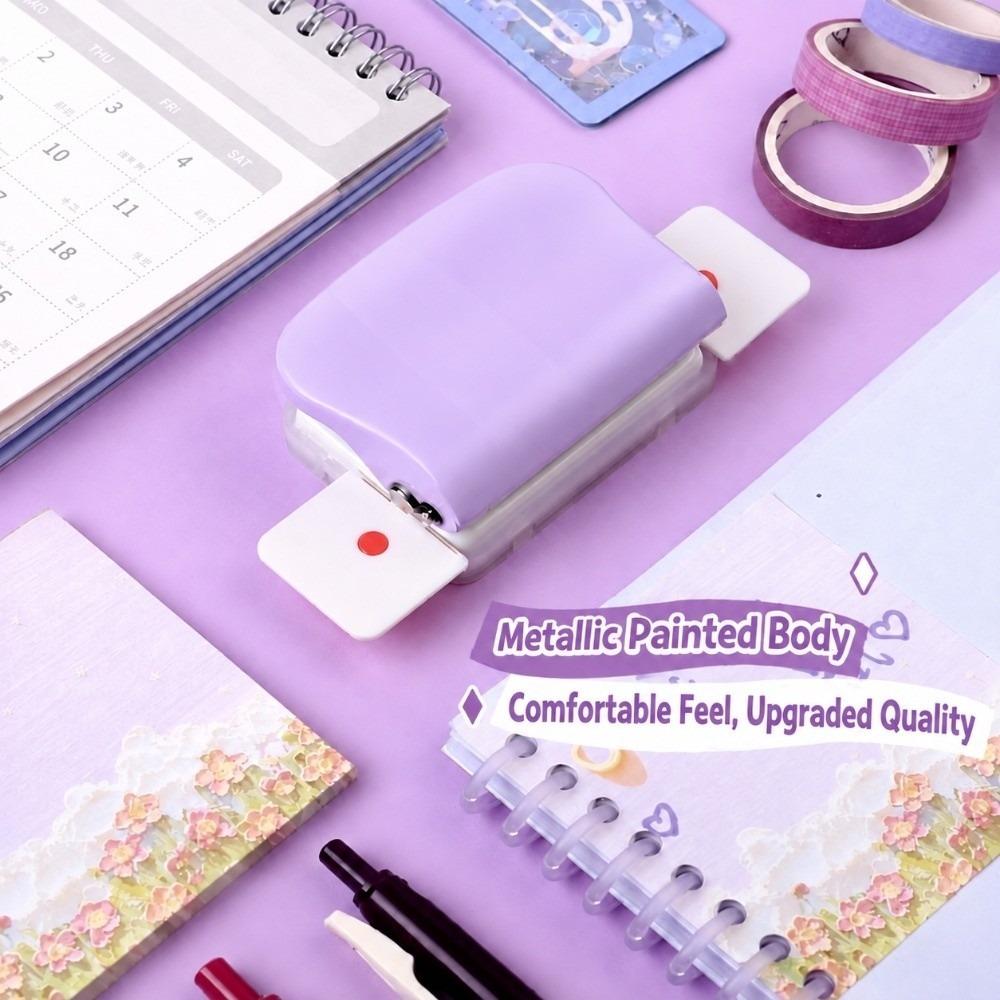 Multi Holes Loose Leaf Punch Portable Book Binding Tool Hole Punch Machine DIY Craft Project