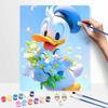 Disney Donald Duck Flowers Paint By Number Kit Drawing Canvas DIY Picture Home Decor Modern Wall Art Gift For Adult Room Decor Craft