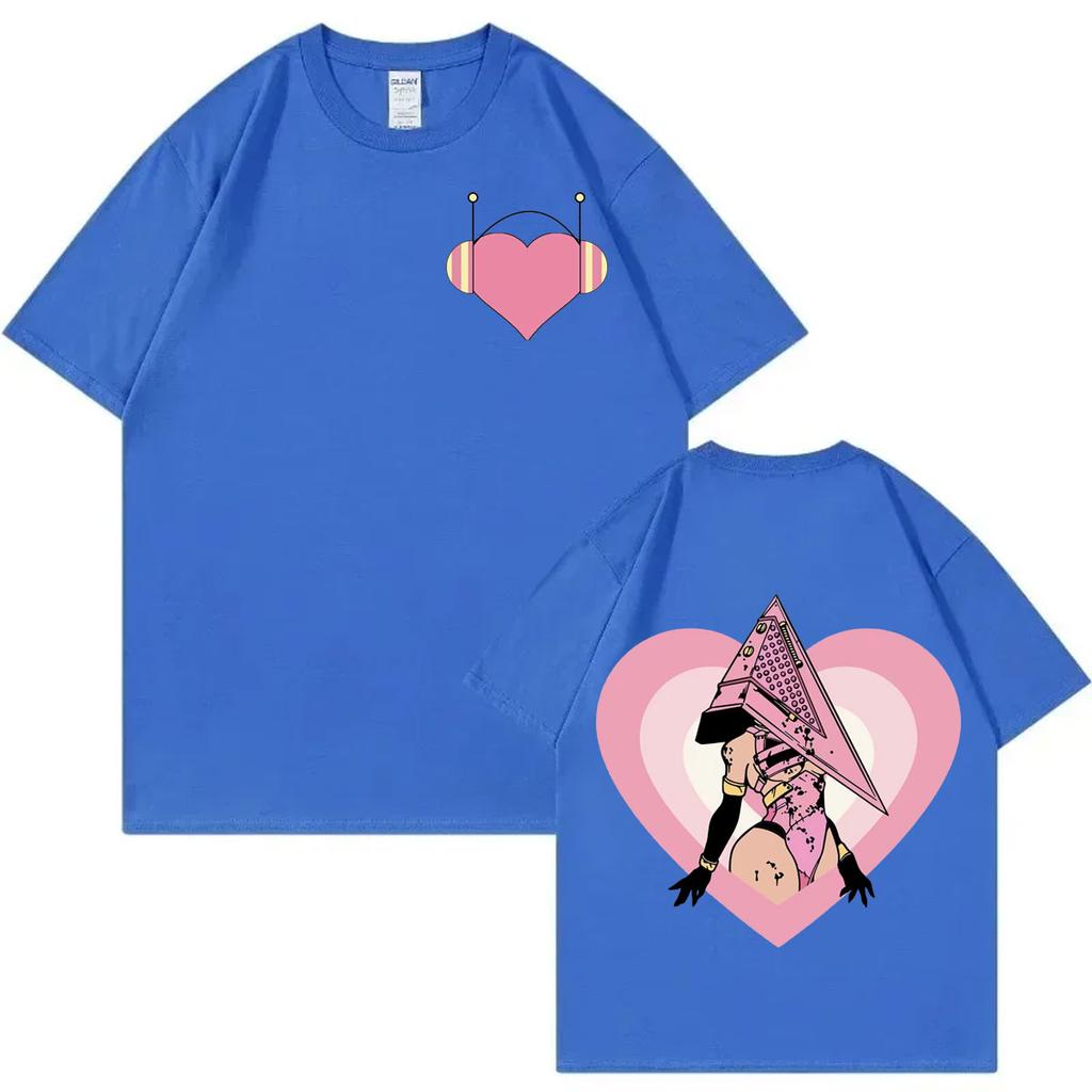 Game Silent Hill 3 Embroidered Princess Heart Graphic T Shirts Harajuku Y2k Short Sleeve Tshirt Unisex Fashion Casual Tshirts