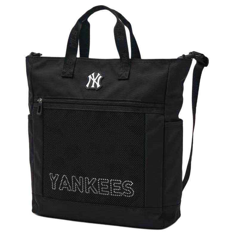 New MLB Nylon Shoulder Bag, Crossbody Bag, Handbag Regular Unisex Black 7ACRB074N-50BKS