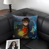 T-Tower Of Godd Anime Cushion Cover Natural Linen Organic Fabric Double-Sided Printing Sofa Home Decor Gift Pillow Case