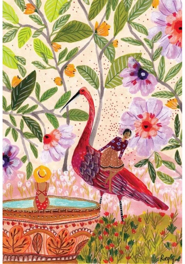 [KINDBAG] Loequia Fouris - Redbird Reusable Medium Kindbag
