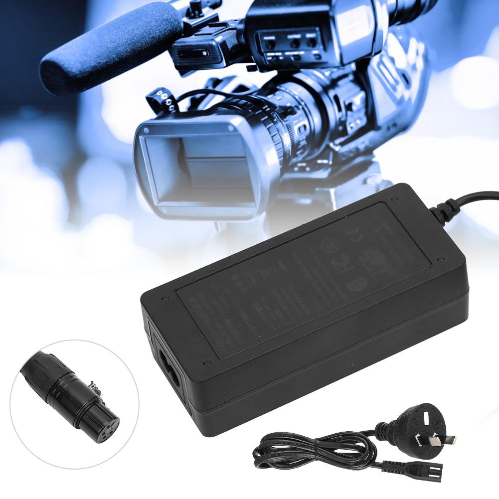 4 Core XLR Connector Adapter DC12V 3A Power Supply Charger for Camcorder Monitor Equipment( )